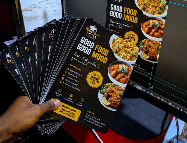 100 flyers A5 recto